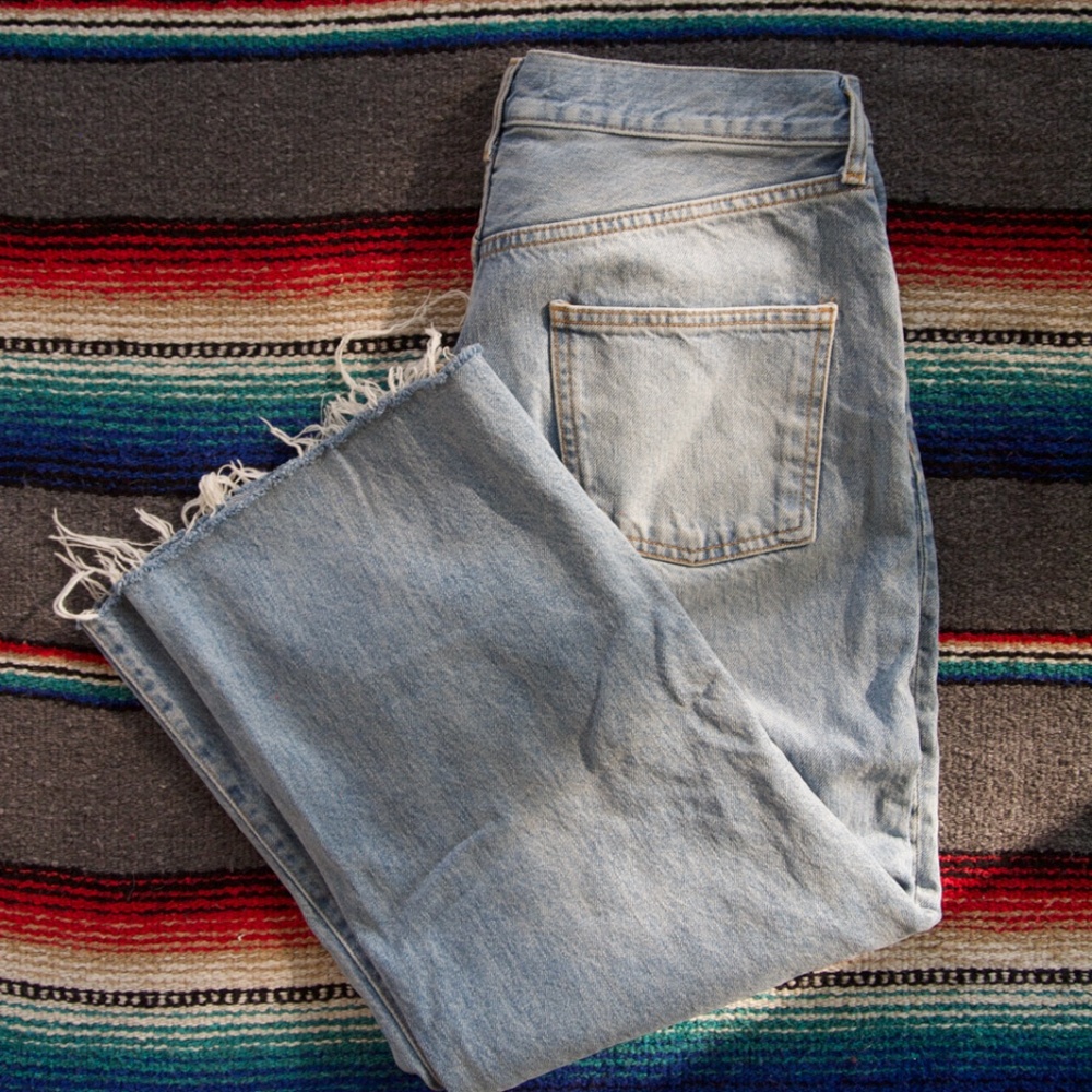 Zara, relaxed cropped jean